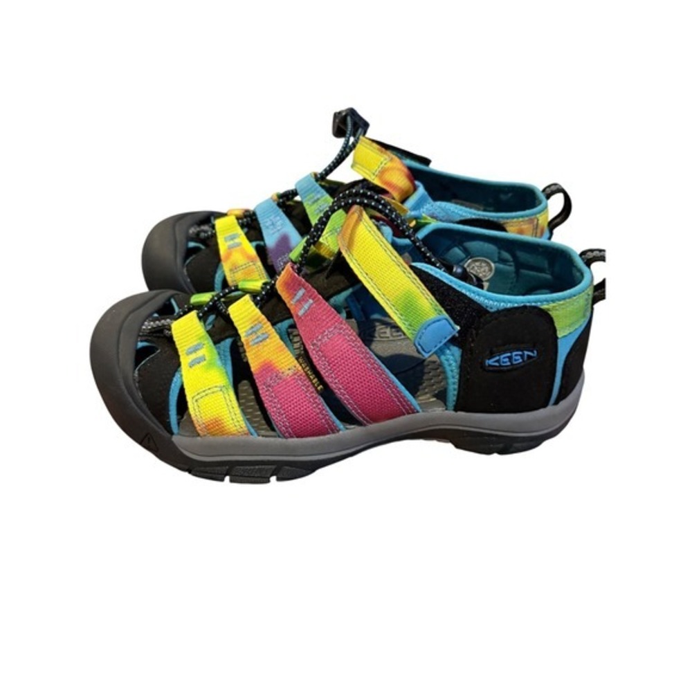 KEEN Newport H2 Tie Dye Sandals Kids Water Shoes Rainbow Multi‎ Color